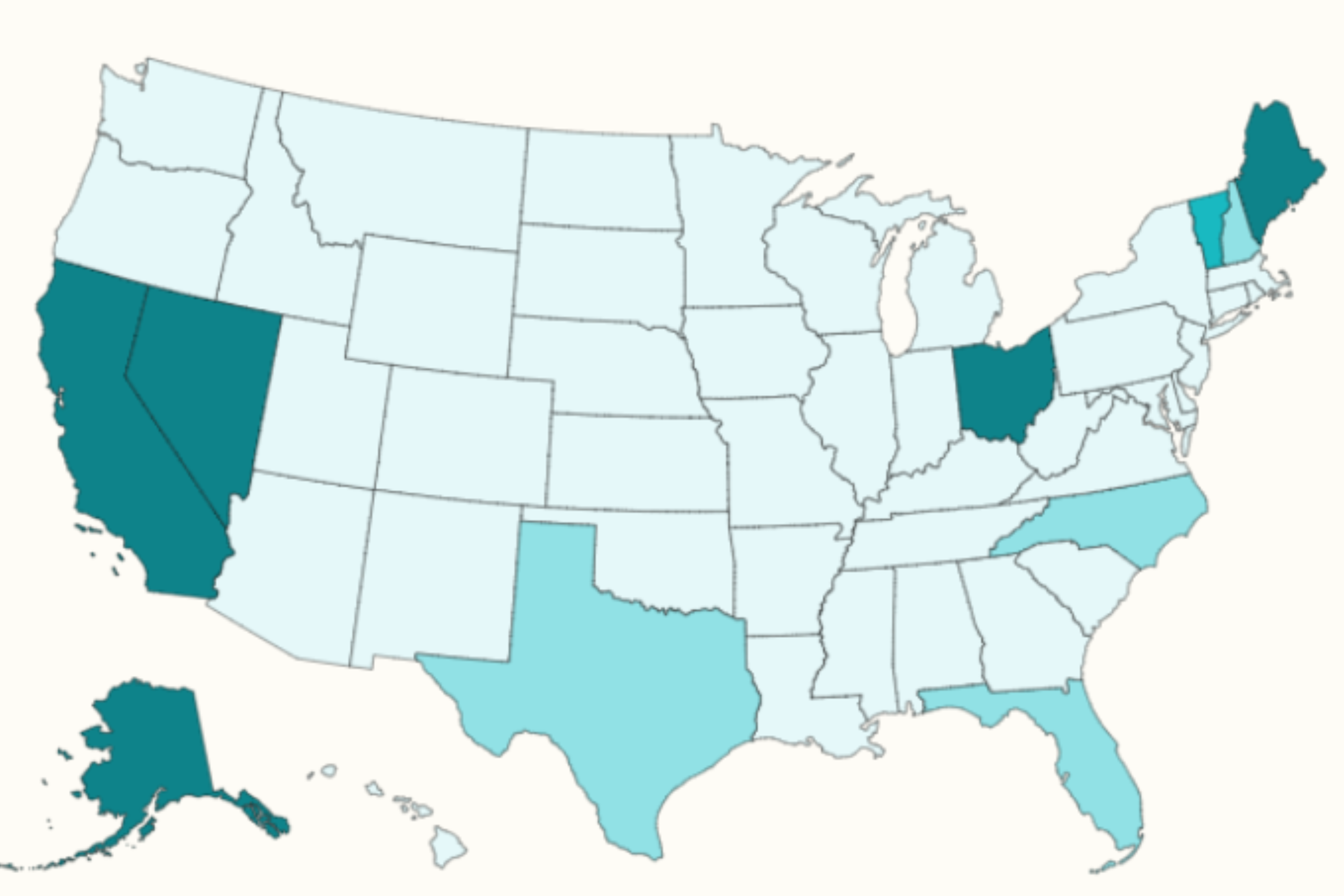Map Reveals Which Democrat Is Leading 2028 Presidential Polls in Each State