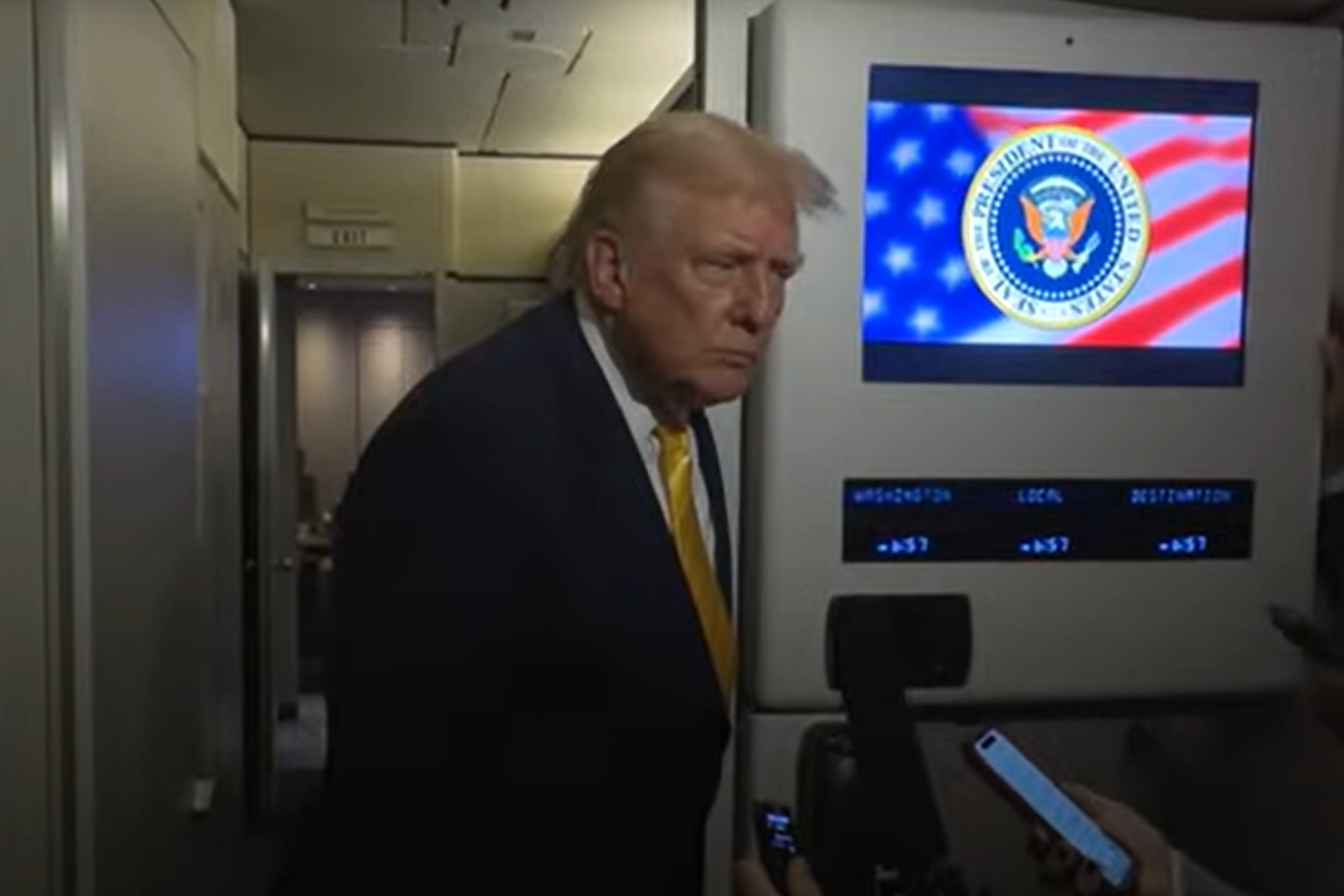 Donald Trump Tells Reporter ‘Quiet Piggy’ When Asked About Epstein Files