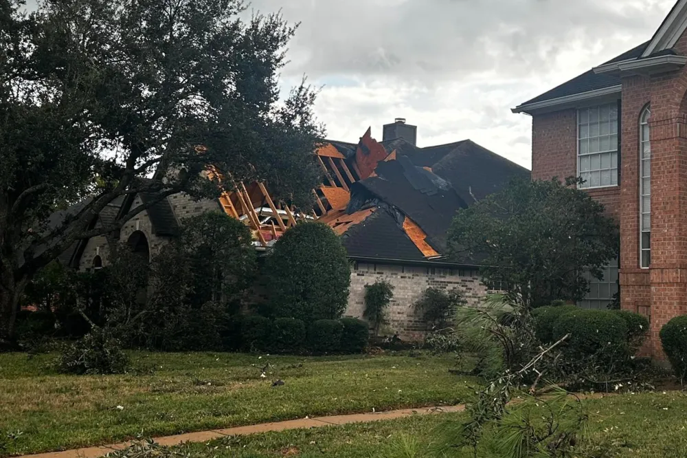 Multiple homes damaged near Houston, Texas, as tornado touches down ...