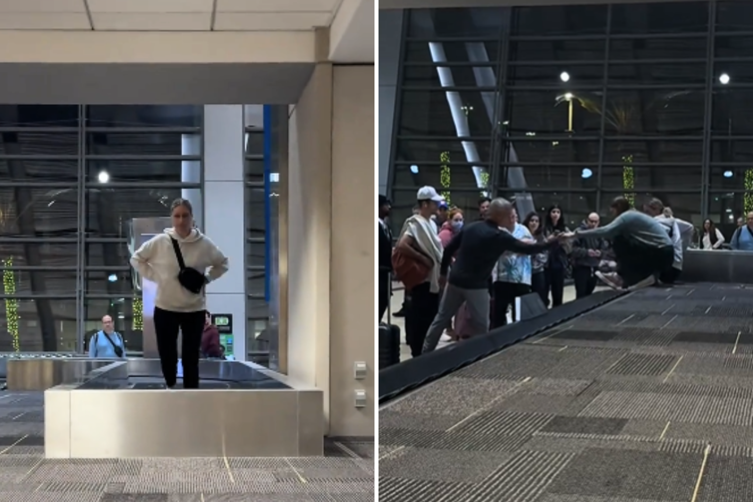 Passengers Go Viral Taking Matters Into Own Hands at San Diego Airport