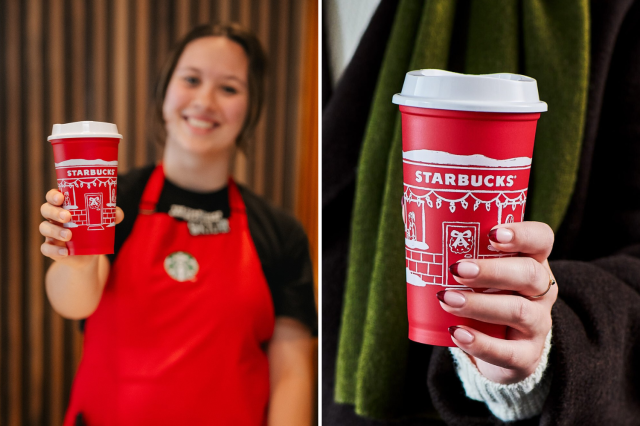 Starbucks red cup images