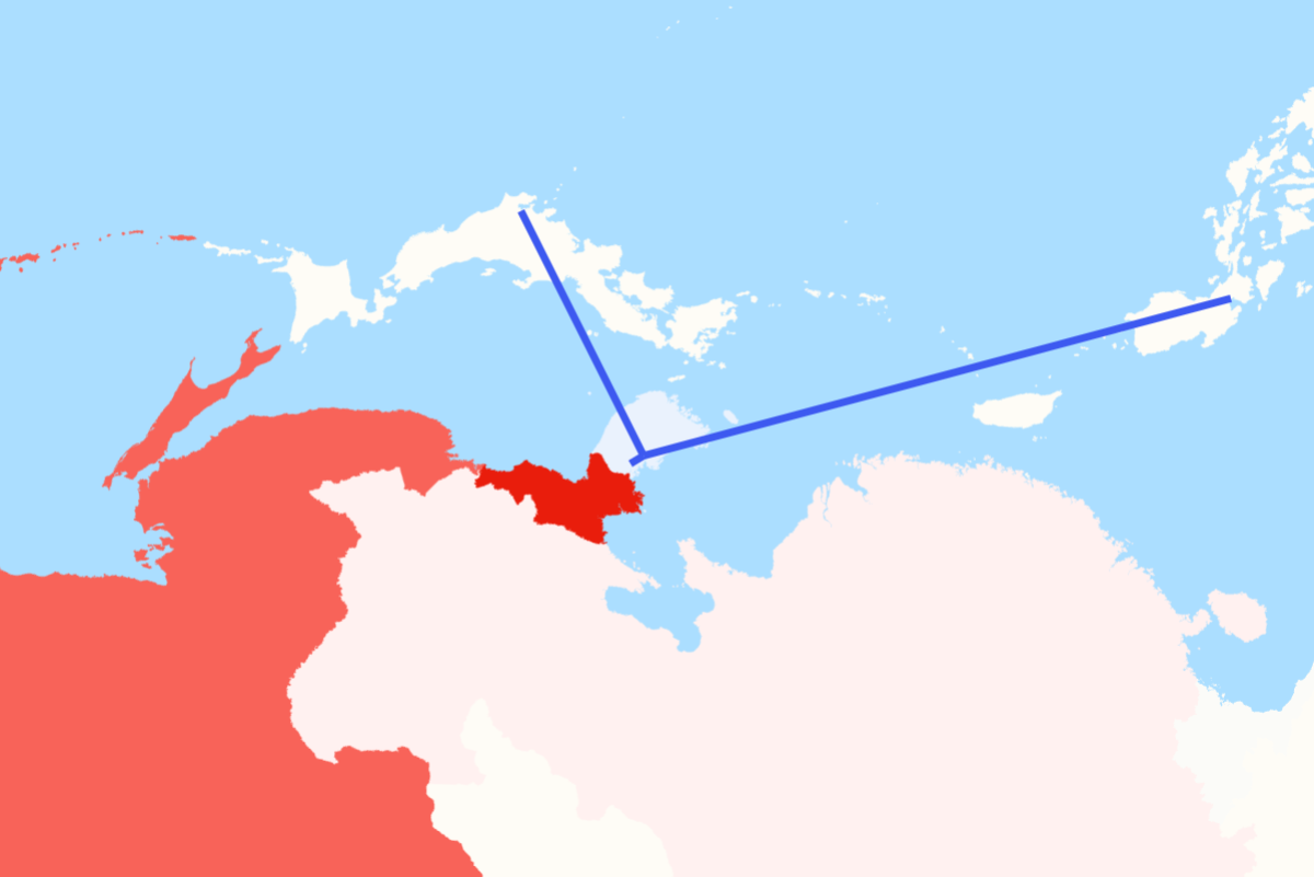 Map Shows US 'Strategic Triangle' to Contain China