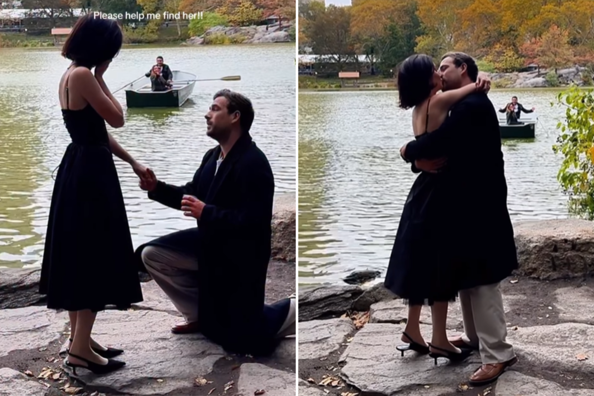 Woman Gets Engaged in Central Park&mdash;Her Search for Stranger& 039;s POV Goes Viral