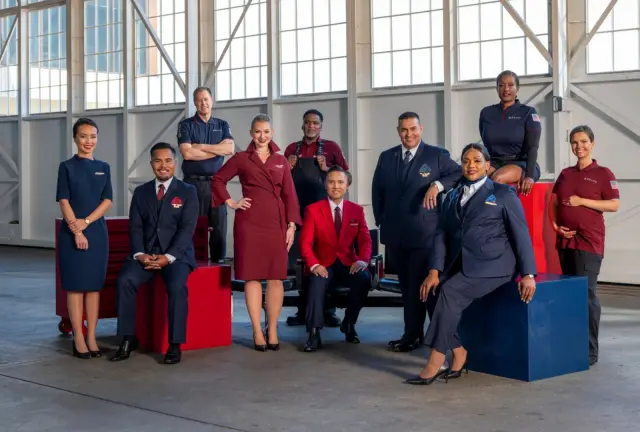 New Delta uniforms range