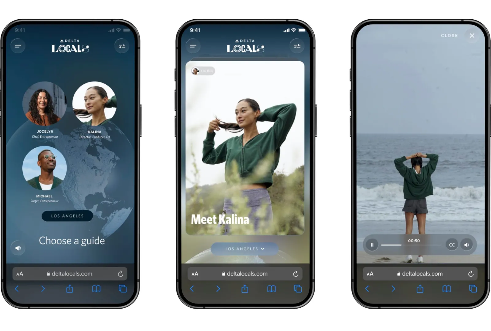 Delta Locals screens