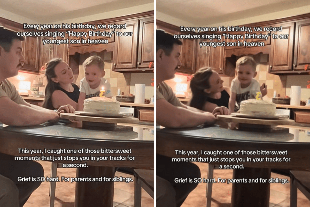Family Sing & 039;Happy Birthday& 039; to Late Son, What Toddler Says Breaks Hearts
