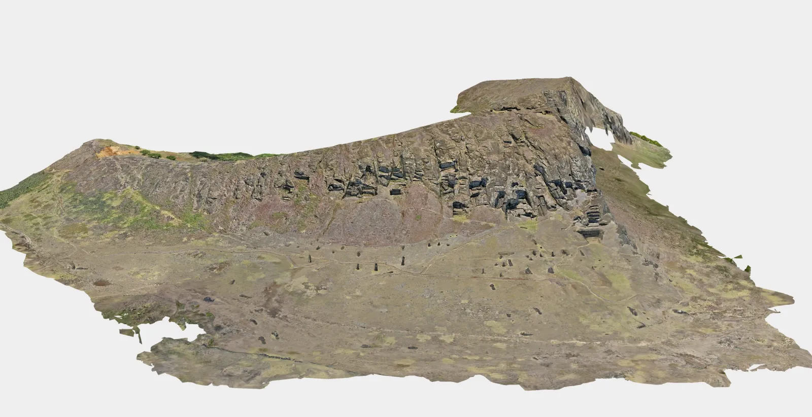 The three-dimensional model of Rano Raraku quarry