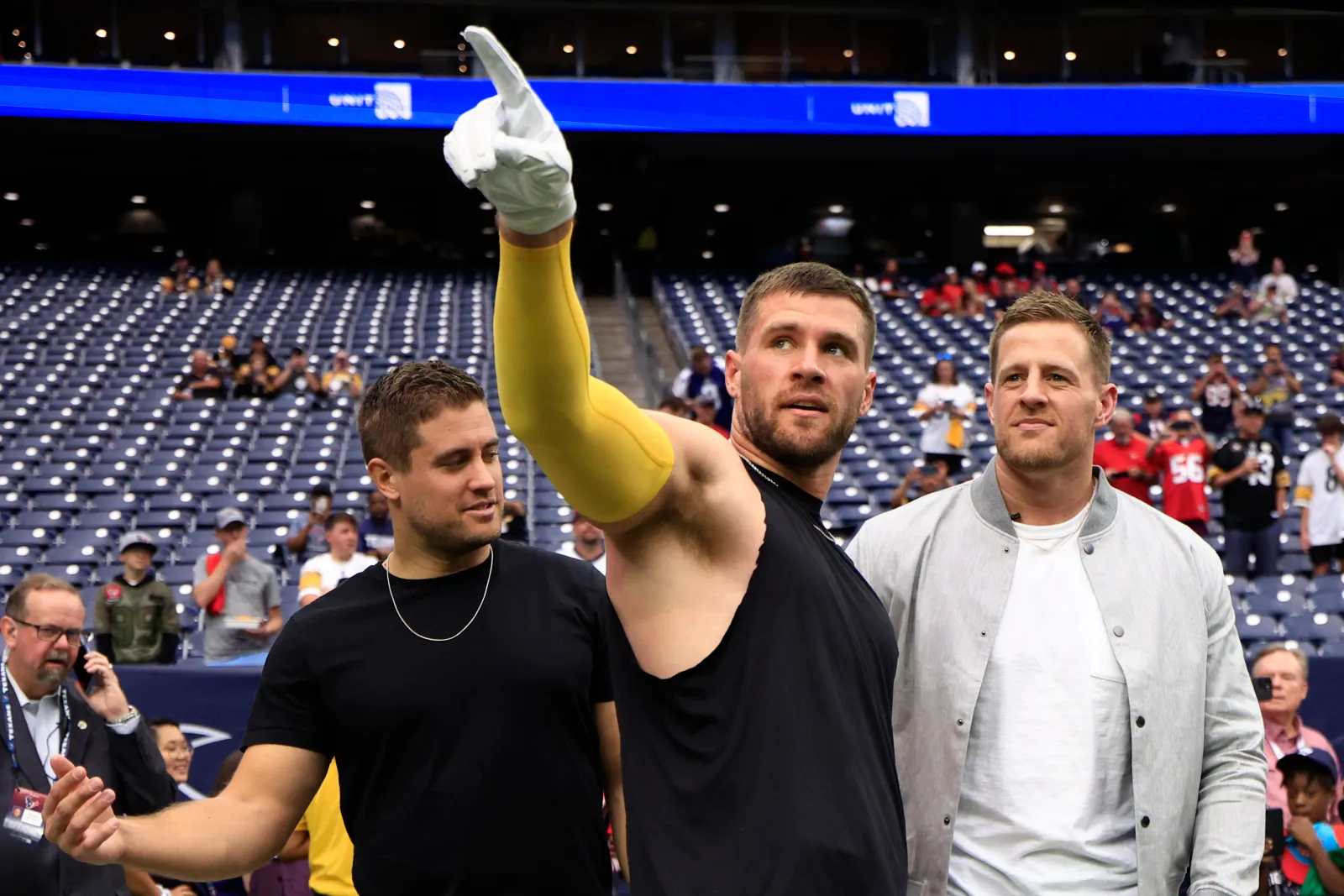 Derek, T.J. and J..J. Watt