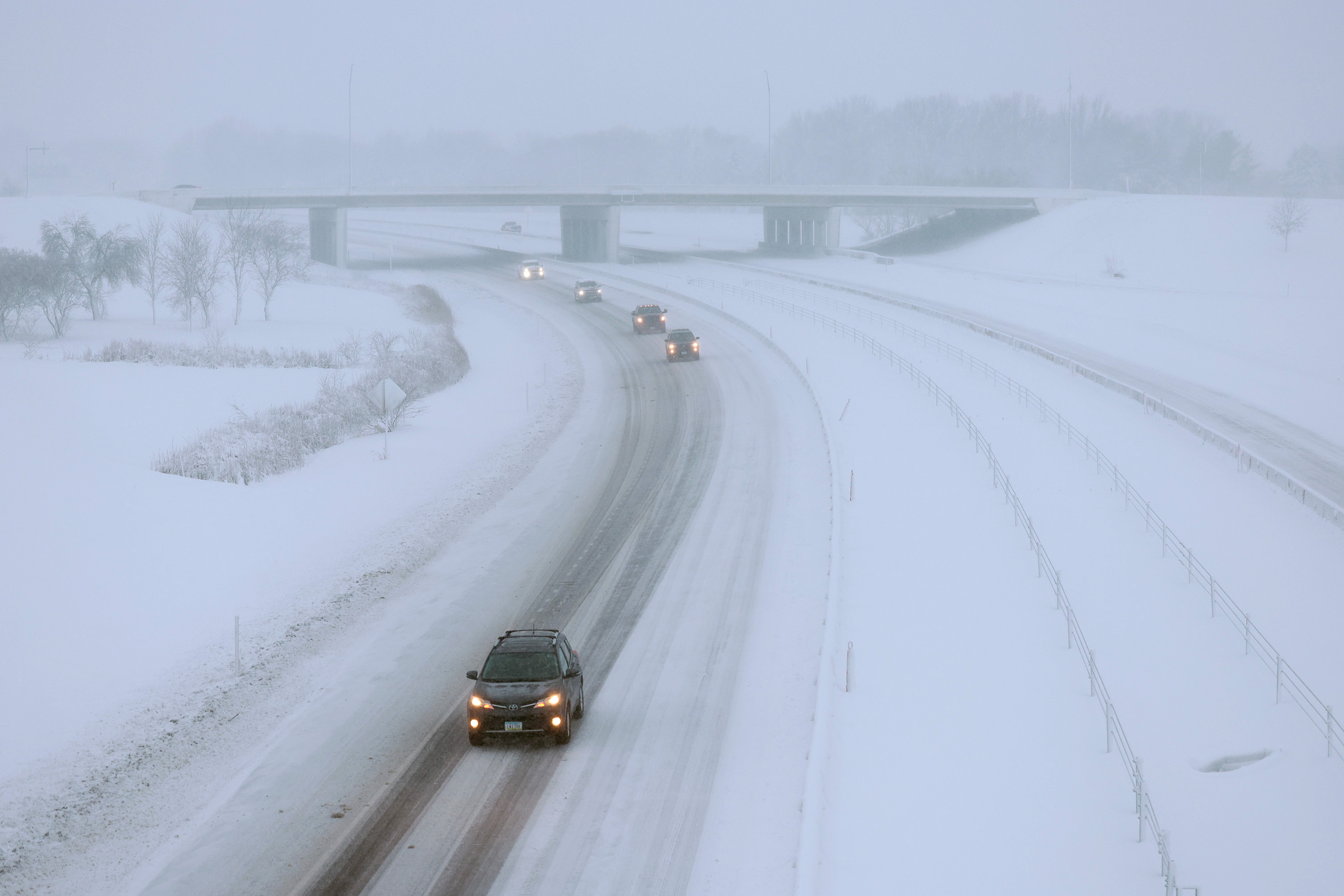 Map Shows Where It's Expected to Snow Today