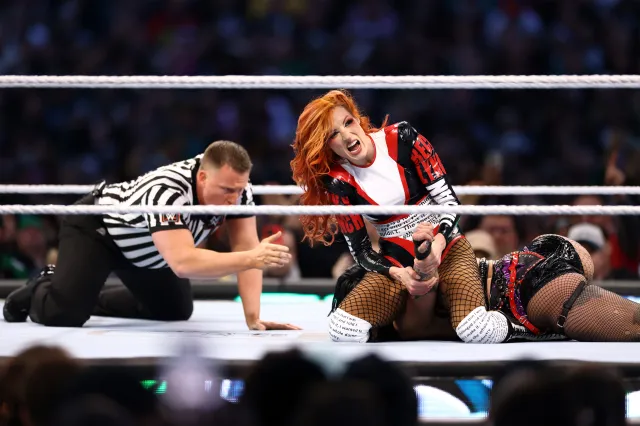 WWE star Becky Lynch in WrestleMania 40 match