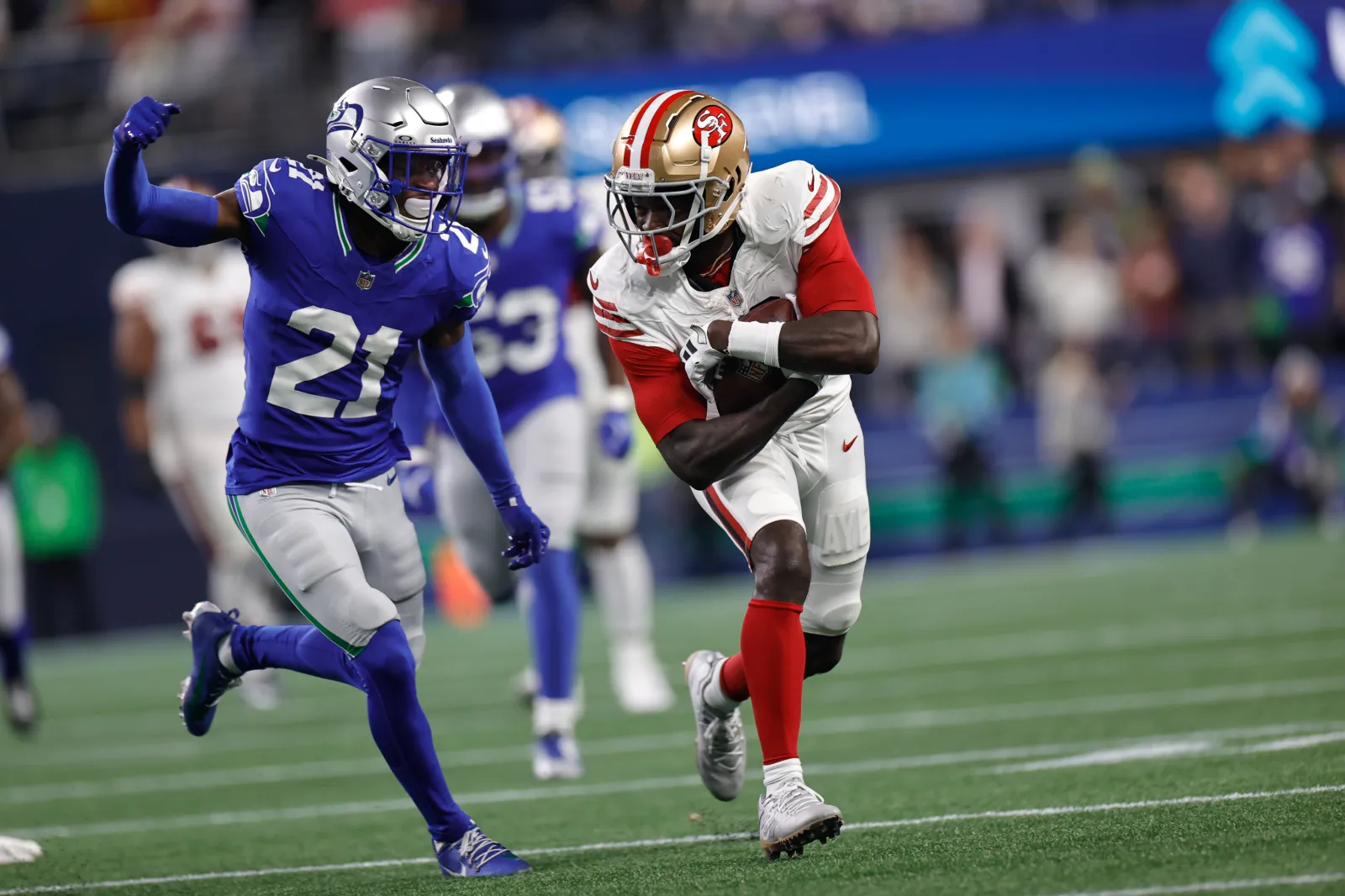 49ers wide receiver Brandon Aiyuk