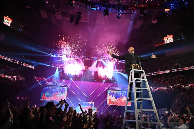 wwe saturday nights main event setup