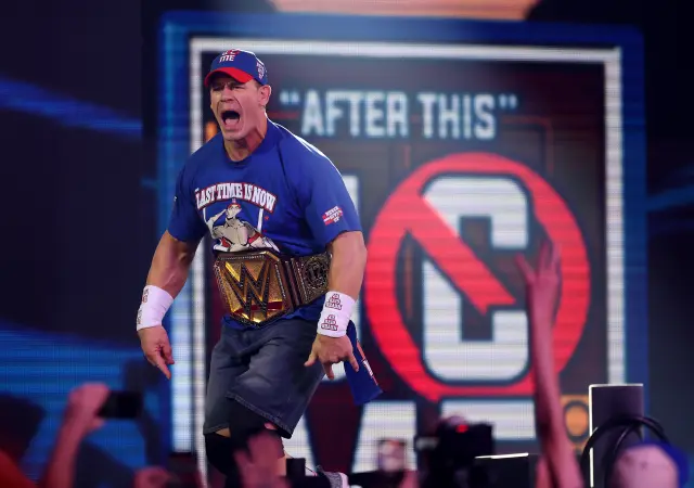 John Cena makes his entrance at "WWE SummerSlam 2025"