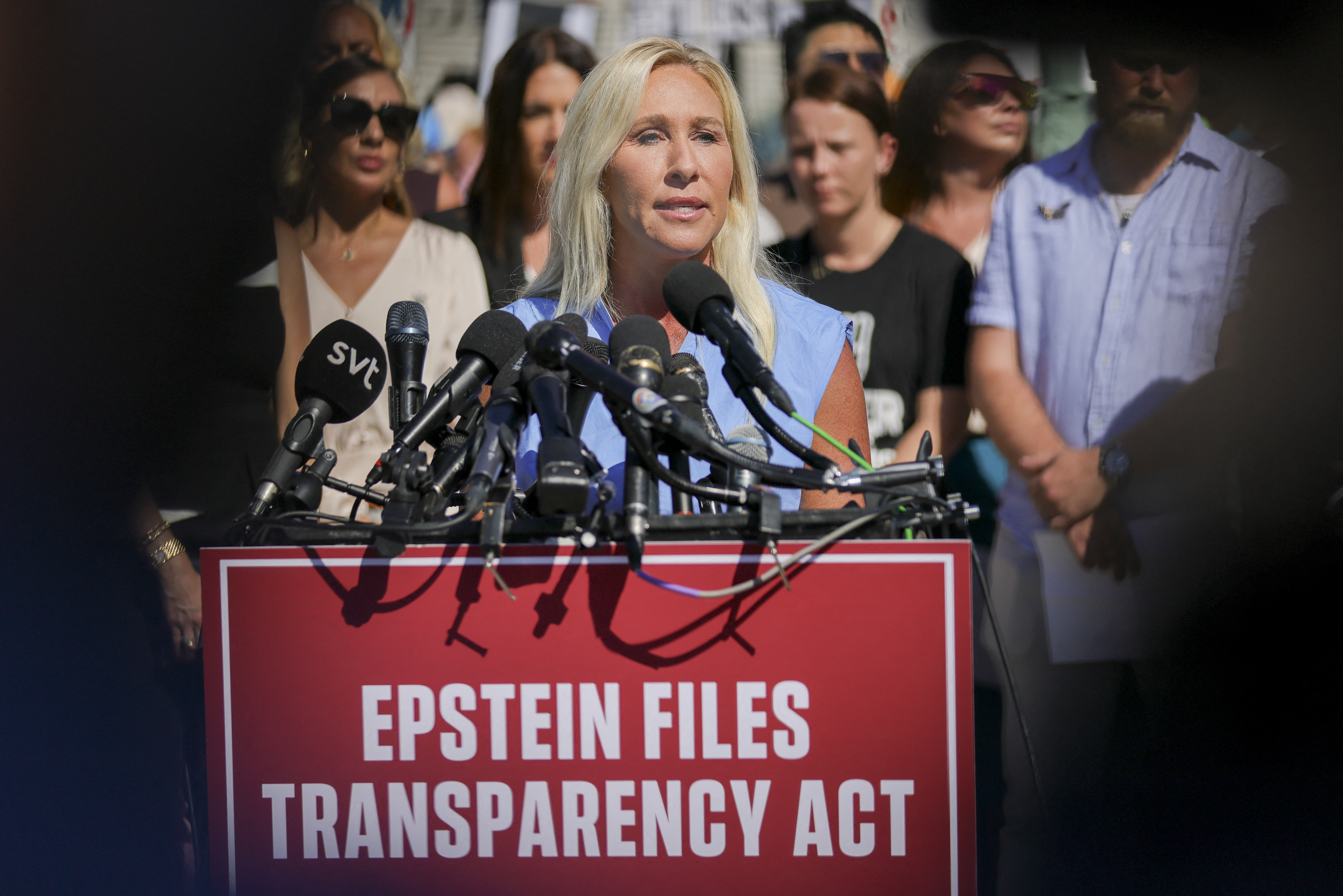 Epstein Files: Marjorie Taylor Greene Defends Donald Trump Over 'Smears'