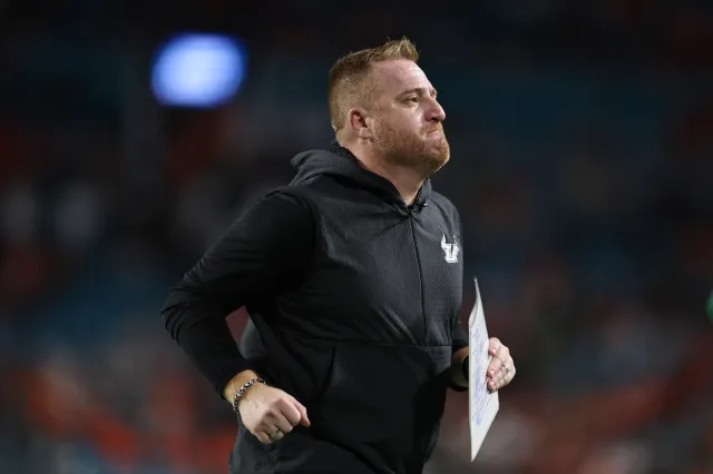 USF head coach Alex Golesh