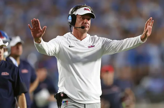 Ole Miss head coach Lane Kiffin