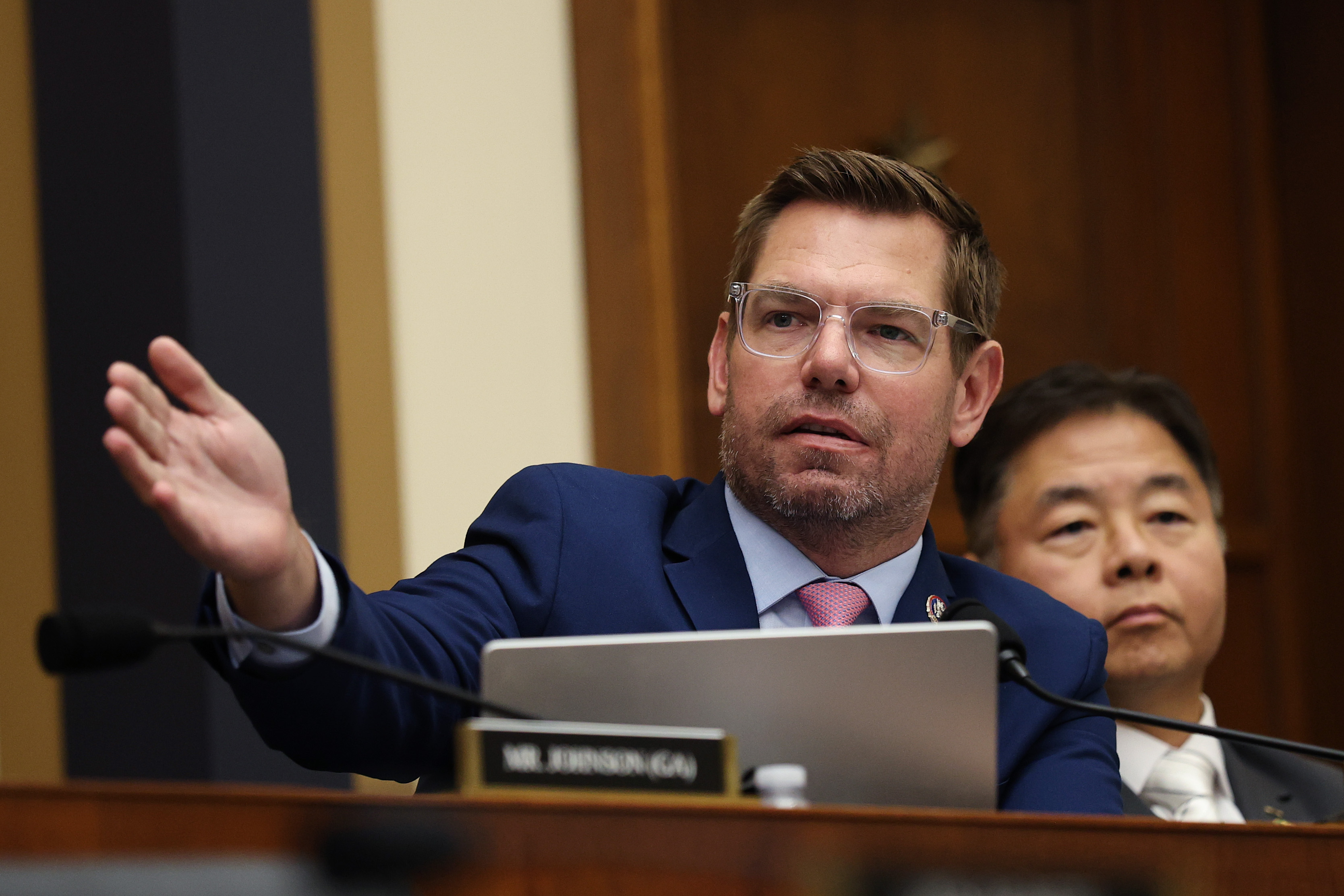 Swalwell Says FBI Gives Patel's Girlfriend More Protection Than Democrats