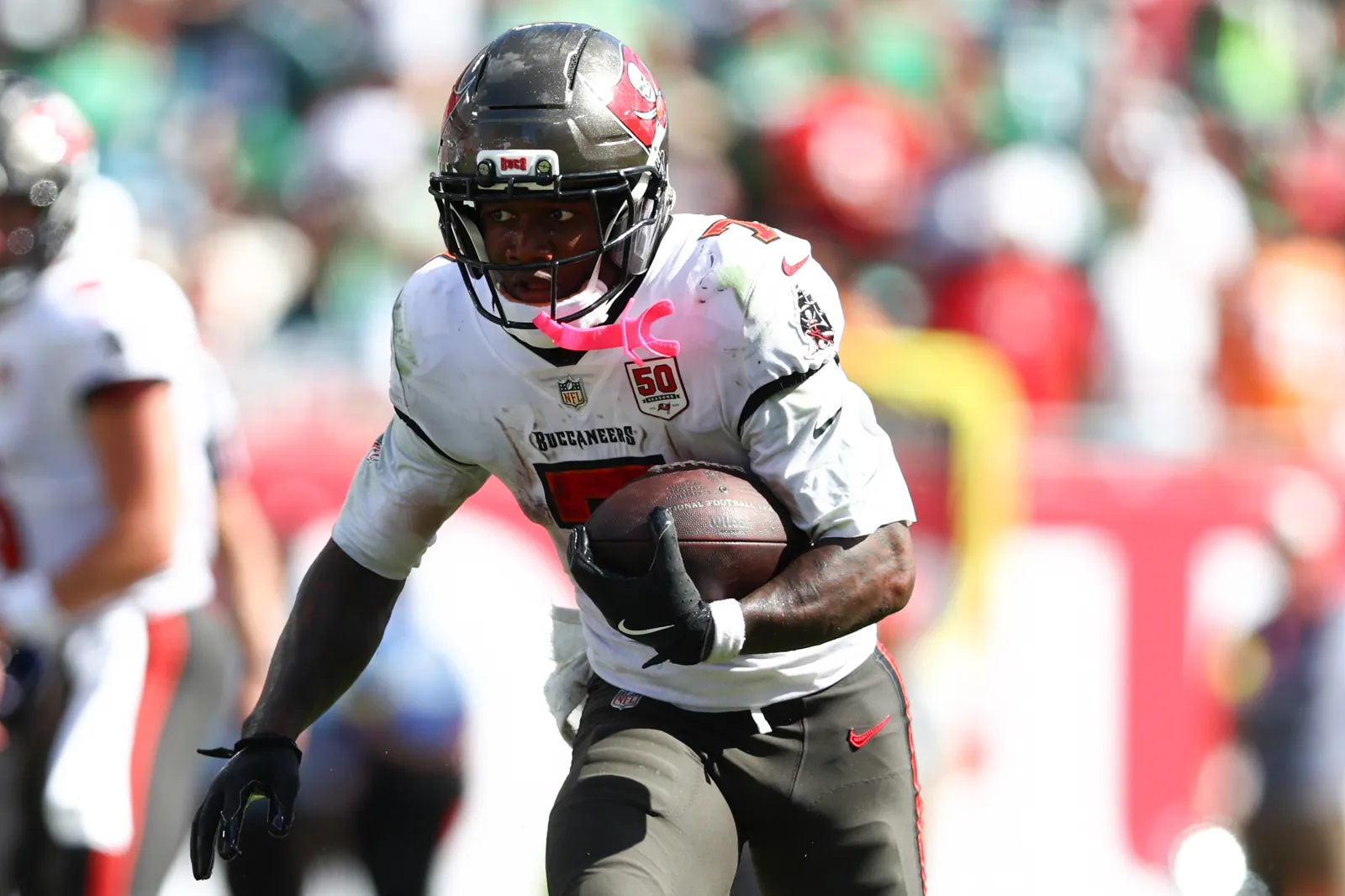 Tampa Bay Buccaneers running back Bucky Irving.