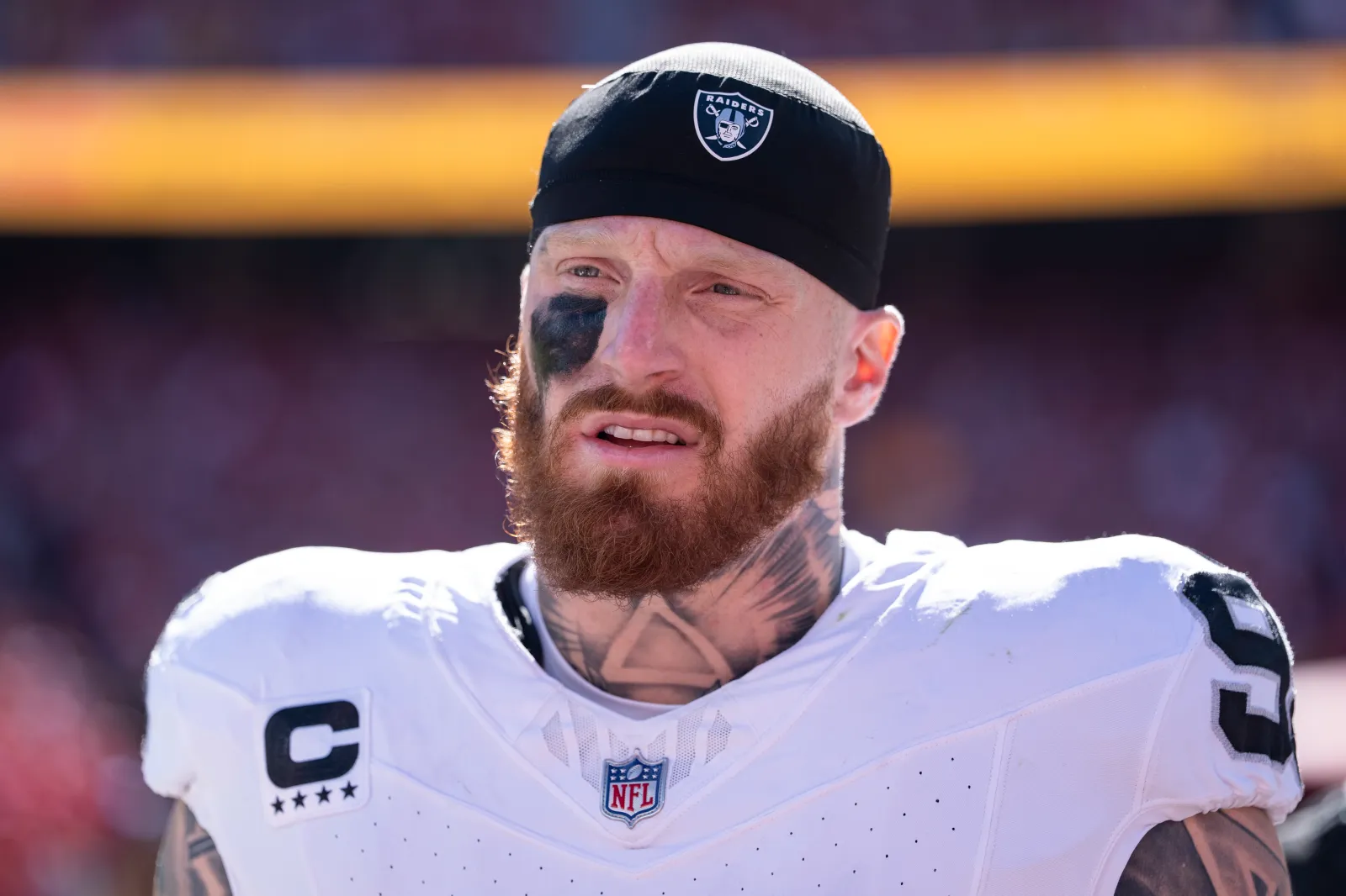 Maxx Crosby #98 of the Las Vegas Raiders