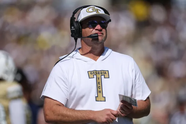 Georgia Tech head coach Brent Key