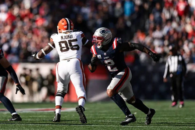 Patriots pass rusher Harold Landry