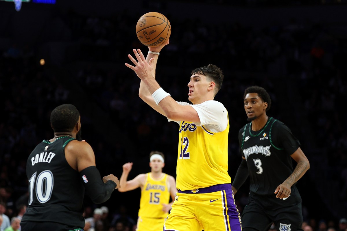 Lakers&rsquo; Jake LaRavia Gets Brutally Honest About Anthony Edwards Jab