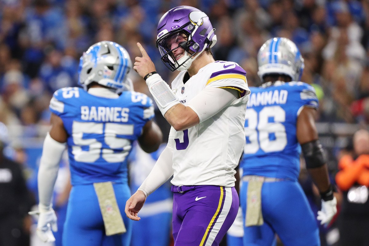 Vikings' JJ McCarthy Trolls Lions, Dan Campbell After Win