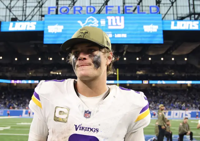 Vikings quarterback J.J. McCarthy