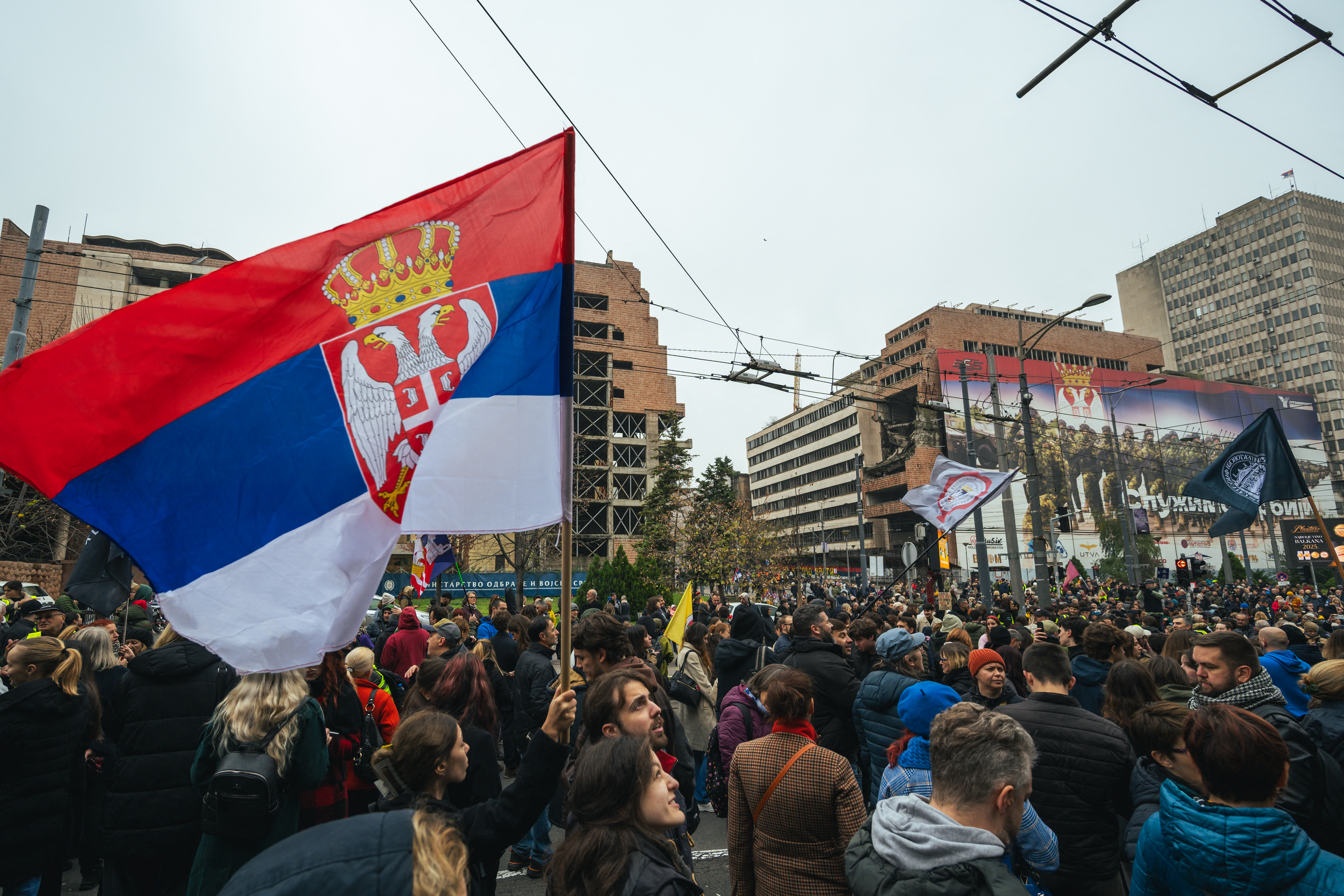 Belgrade Protests Against $500m Trump Tower Project On War Site
