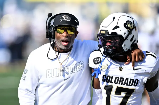 Colorado head coach Deion Sanders