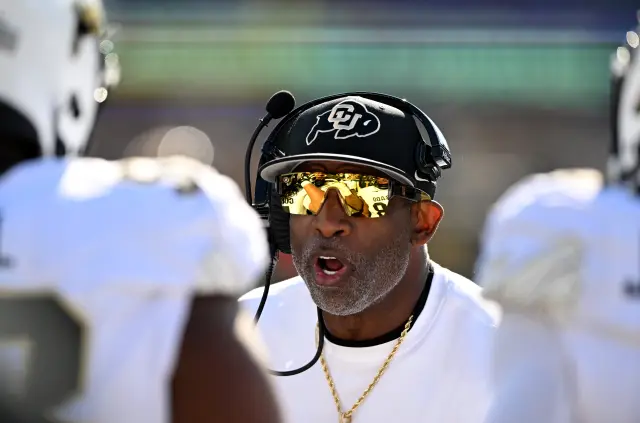 Colorado football head coach Deion Sanders.