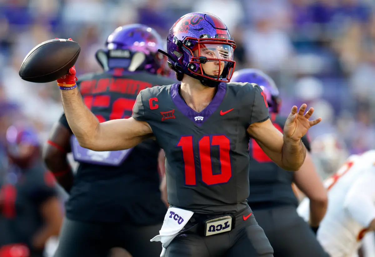 TCU Quarterback Josh Hoover