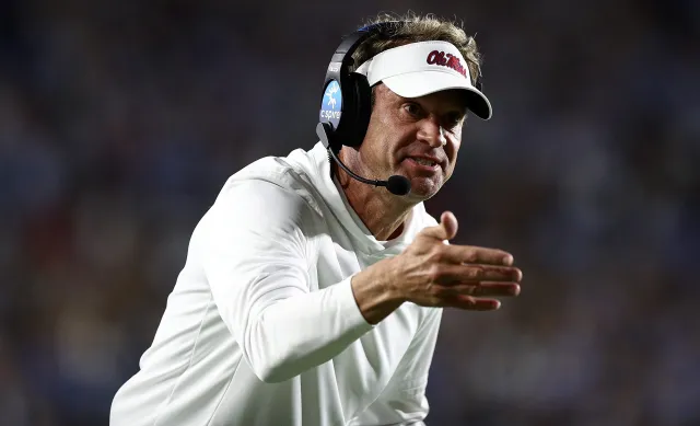Ole Miss head coach Lane Kiffin