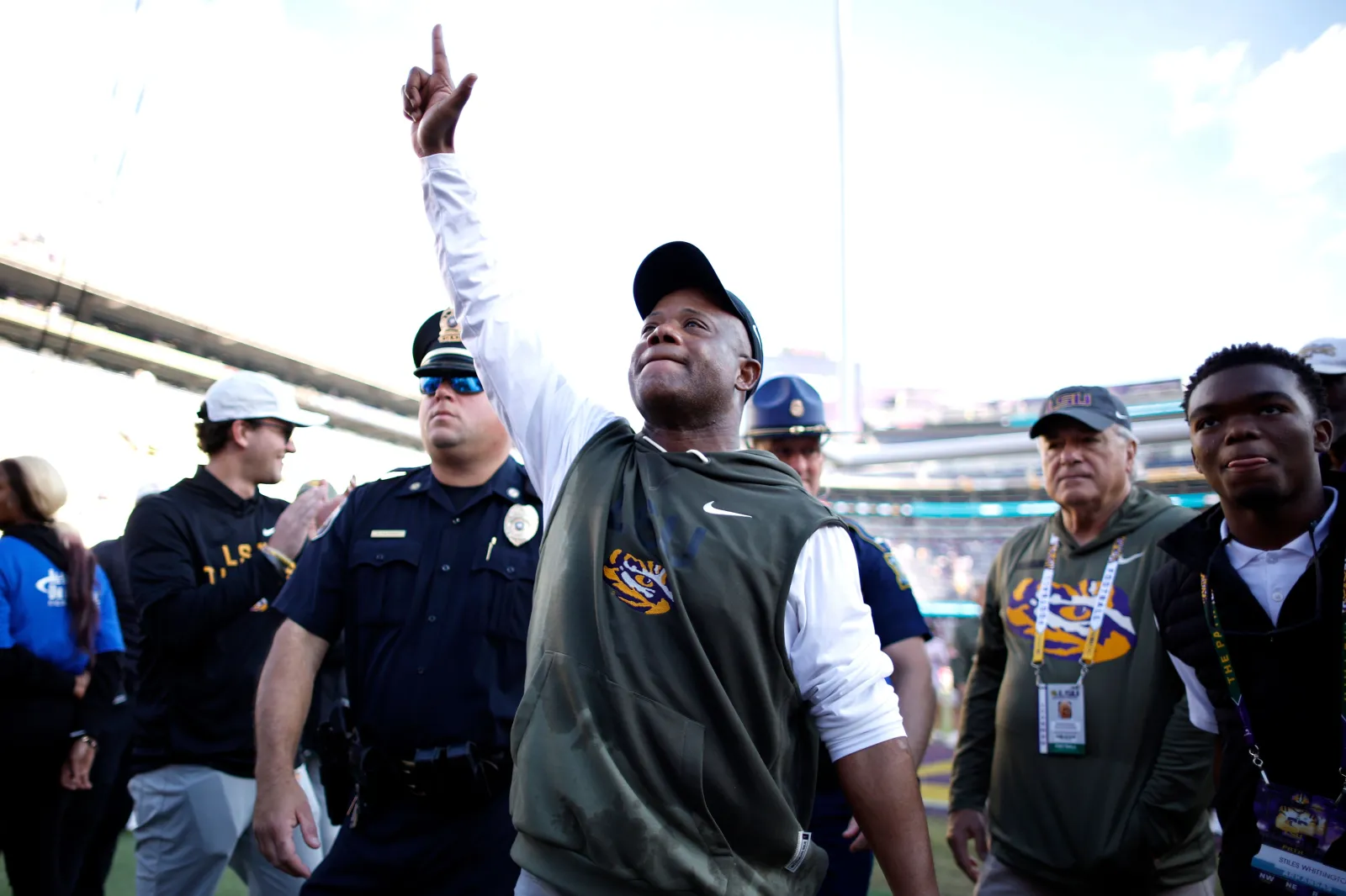 Frank Wilson addressed his future at LSU.