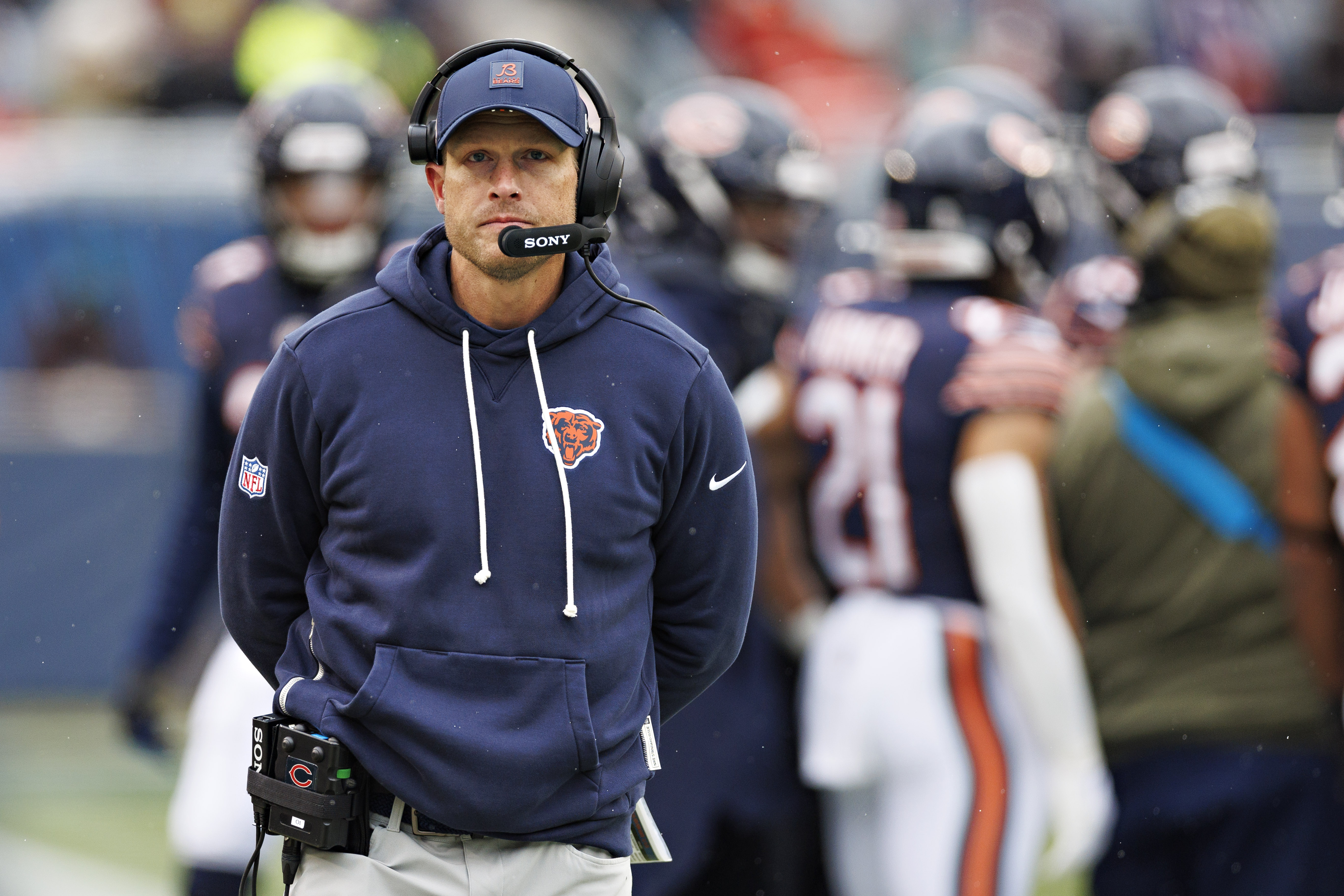 Bears’ Ben Johnson Backs Jalen Ramsey After Spitting Incident