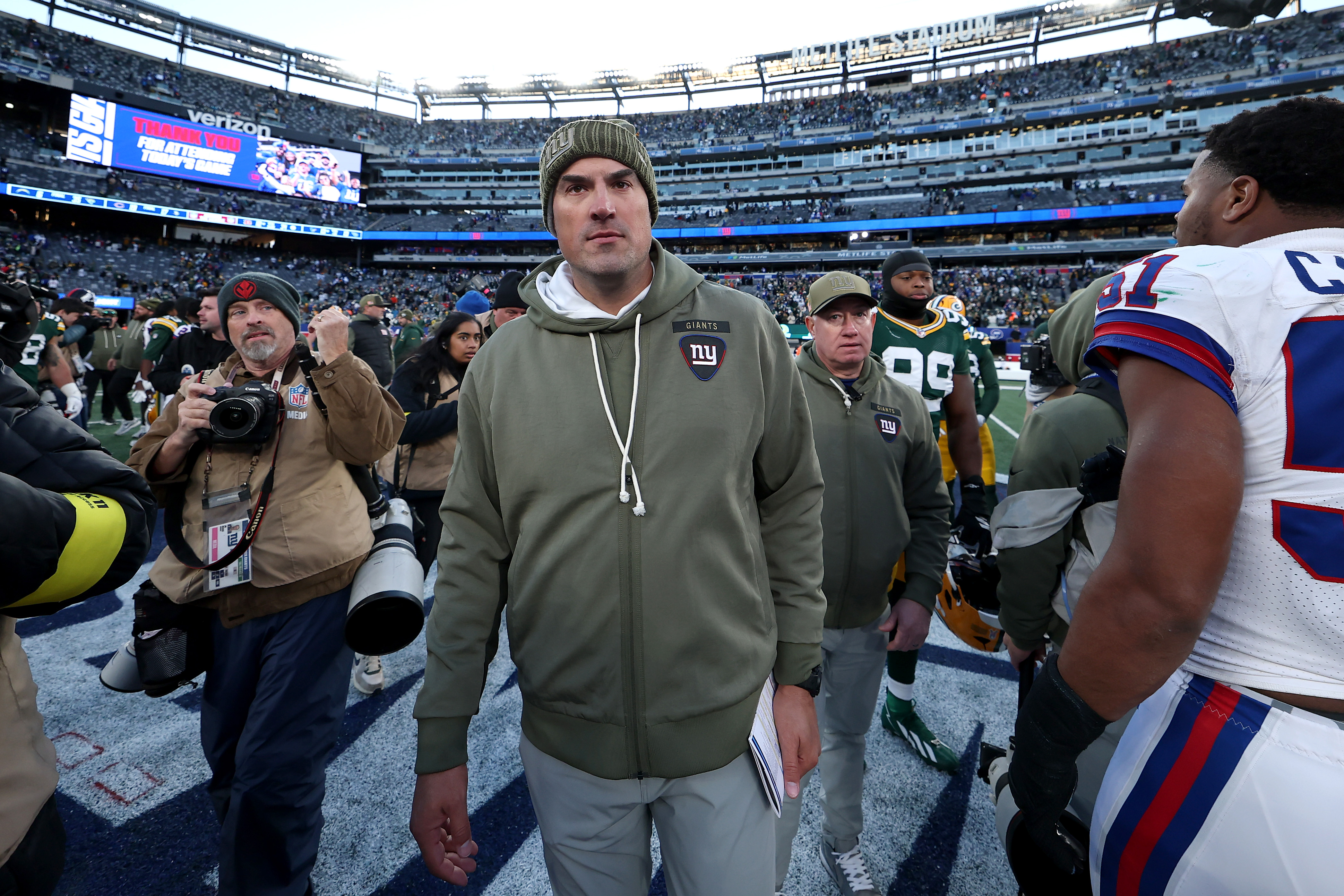 Giants Coach's Interview With Eagles Creates Awkward Situation