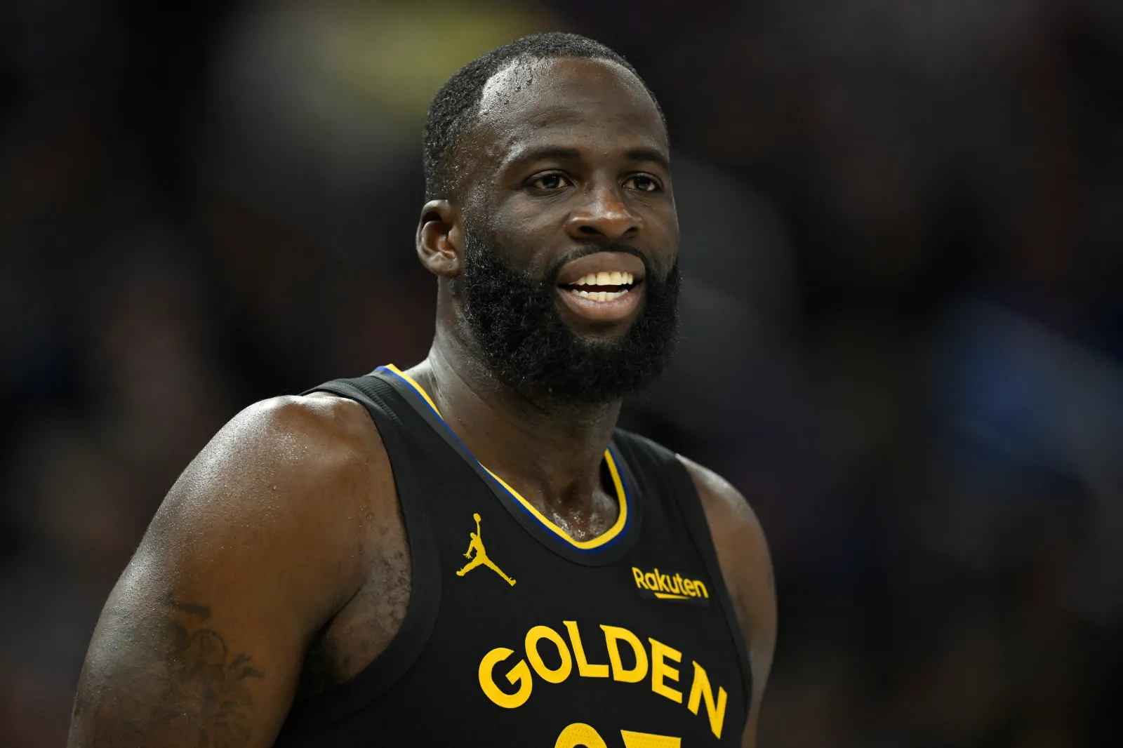 Golden State Warriors star Draymond Green against Portland