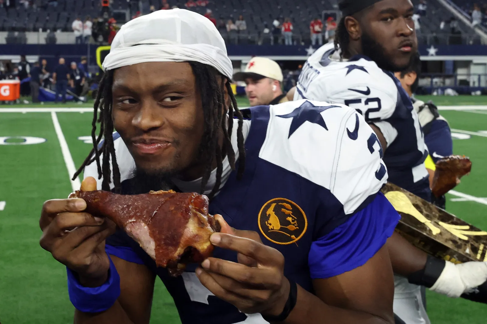 George Pickens #3 of the Dallas Cowboys c