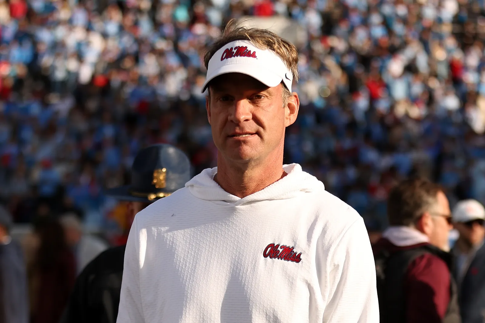 Head coach Lane Kiffin of the Mississippi Rebels.