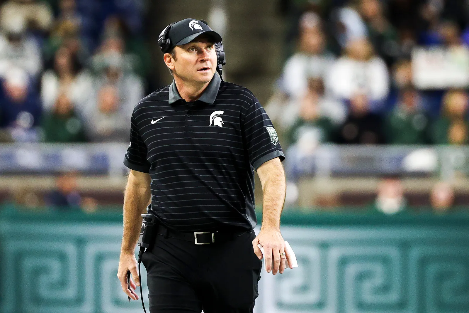 Michigan State head coach Jonathan Smith.