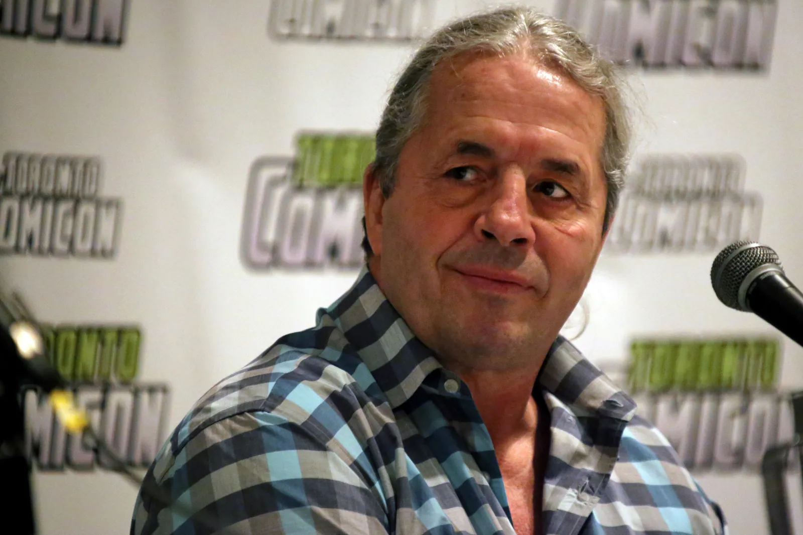 WWE legend Bret Hart during Toronto ComiCon