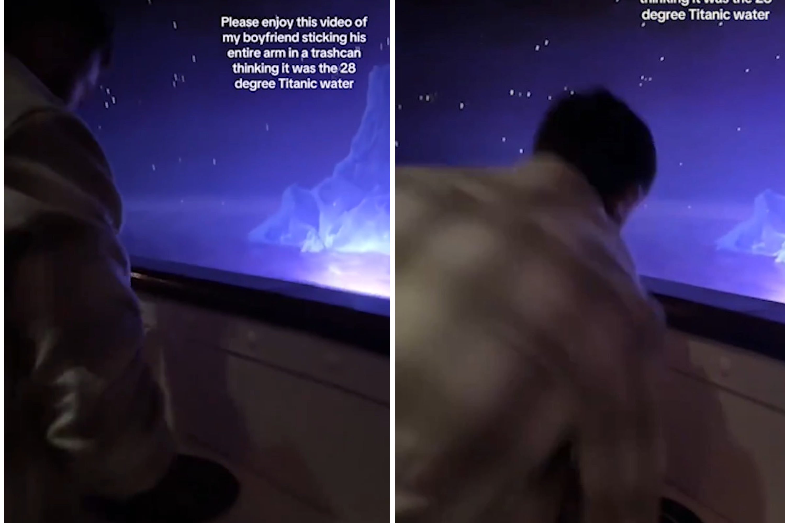 Man Visits Titanic Exhibit, No One Prepared for What He Puts in Trash Can