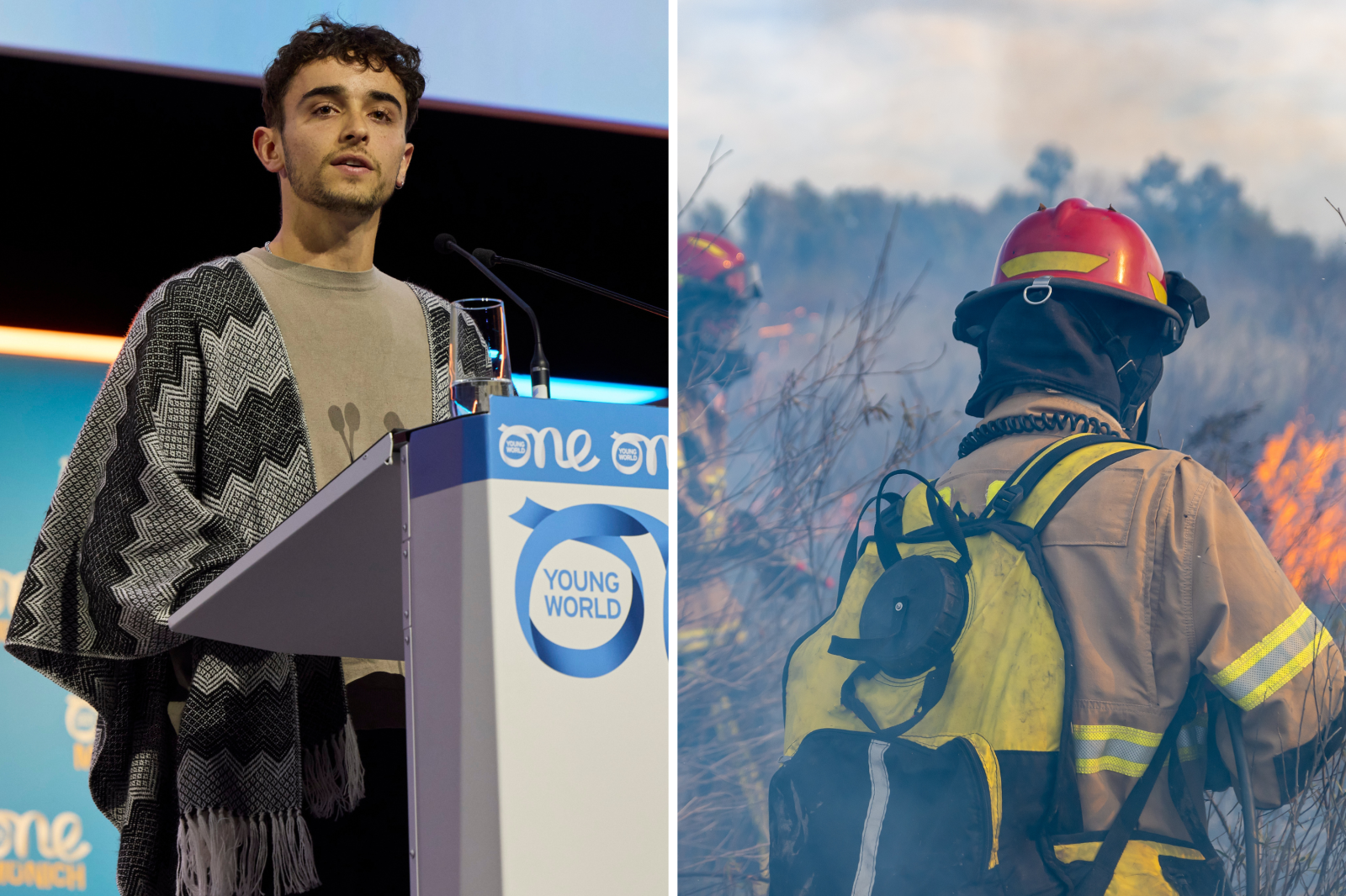 newsweek.com - Melissa Fleur Afshar - Teen's hometown burned down-then he used AI to do something about it