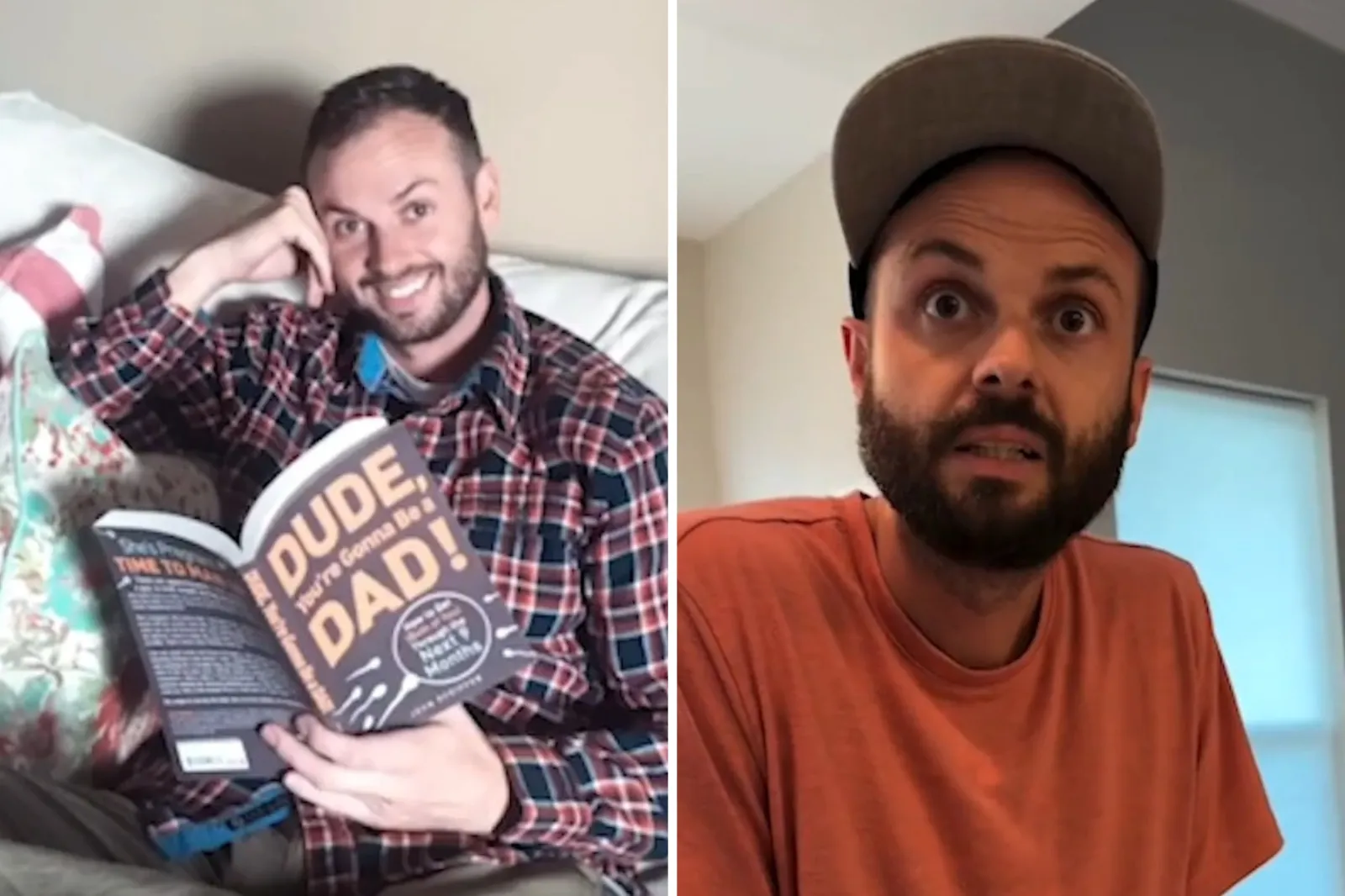 Man Filmed for 1st, 2nd, 3rd and 4th Pregnancy Announcement Goes Viral