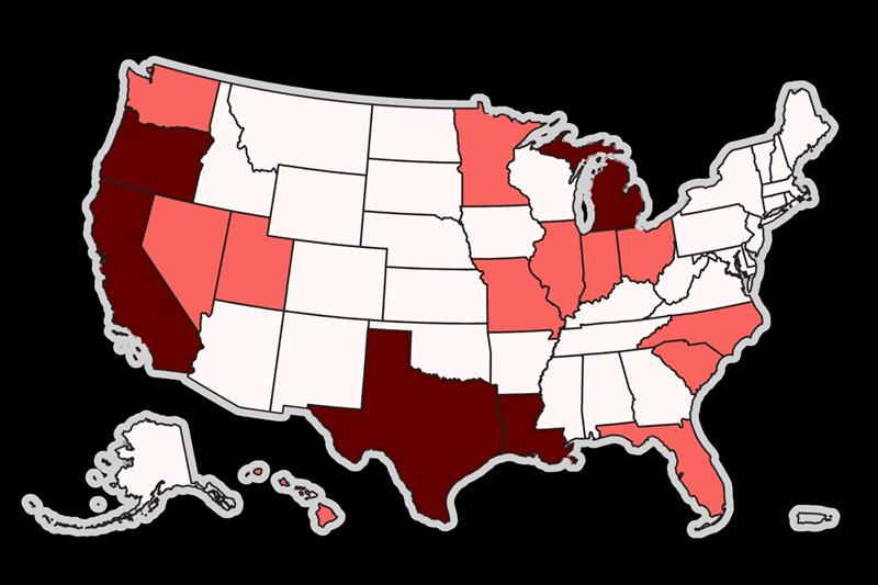 Map Shows Pasta Recall Listeria Outbreak Nationwide Newsweek