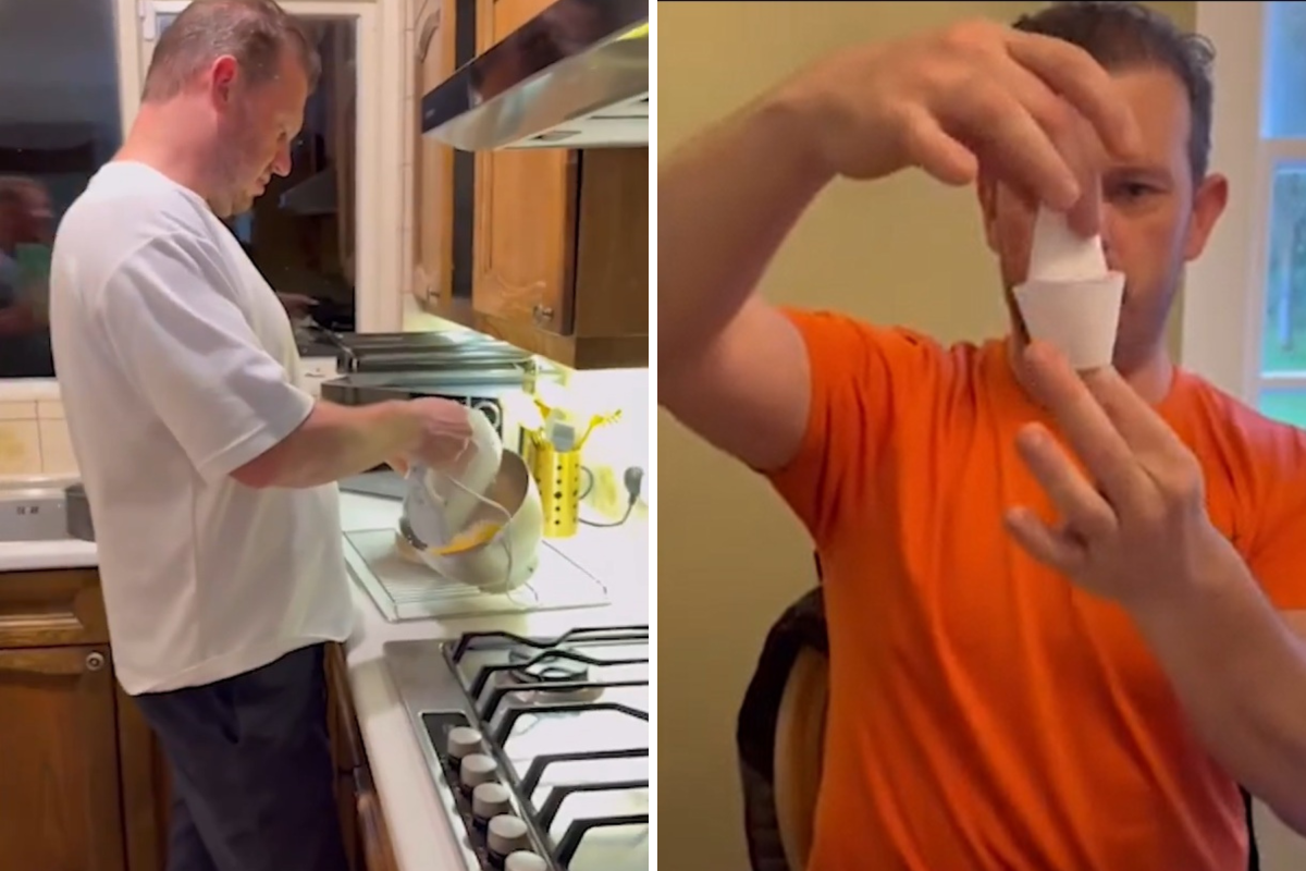 Dad can't find anyone to make princess cake for daughter, so he steps up