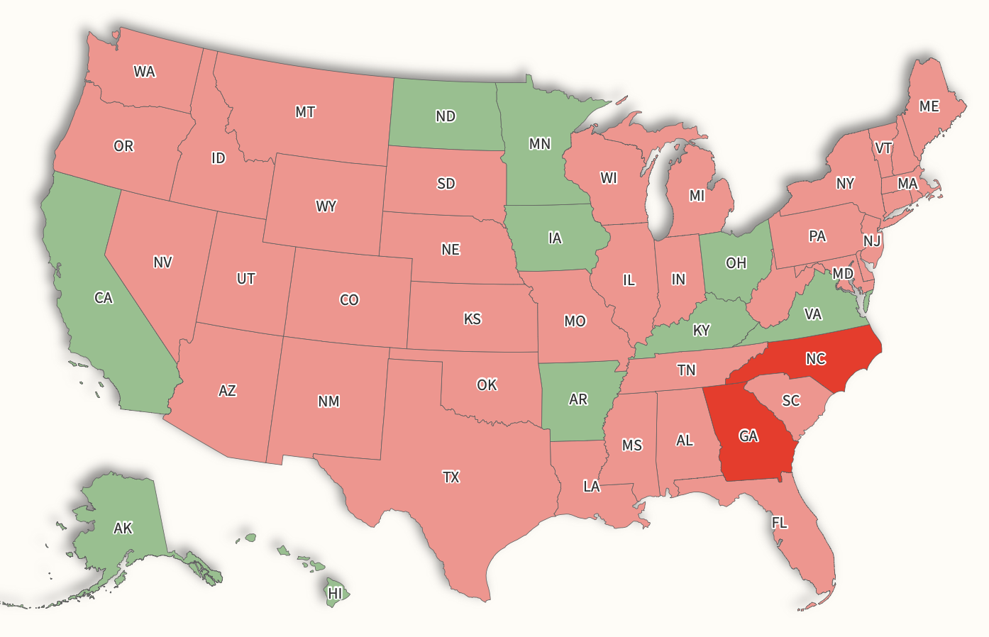 Map Shows Where SNAP Use Has Grown, Shrunk Under Trump
