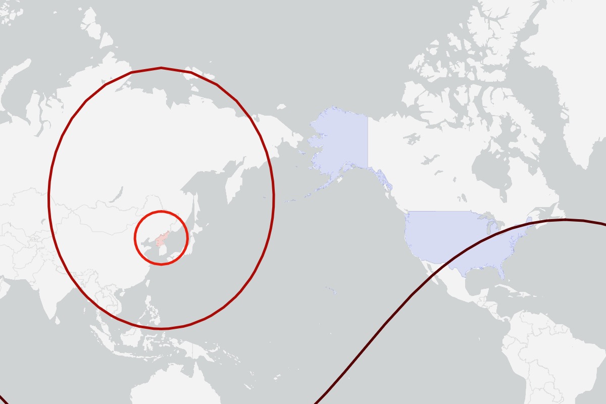 Mapped: The North Korean Missiles That Can Strike US Territory