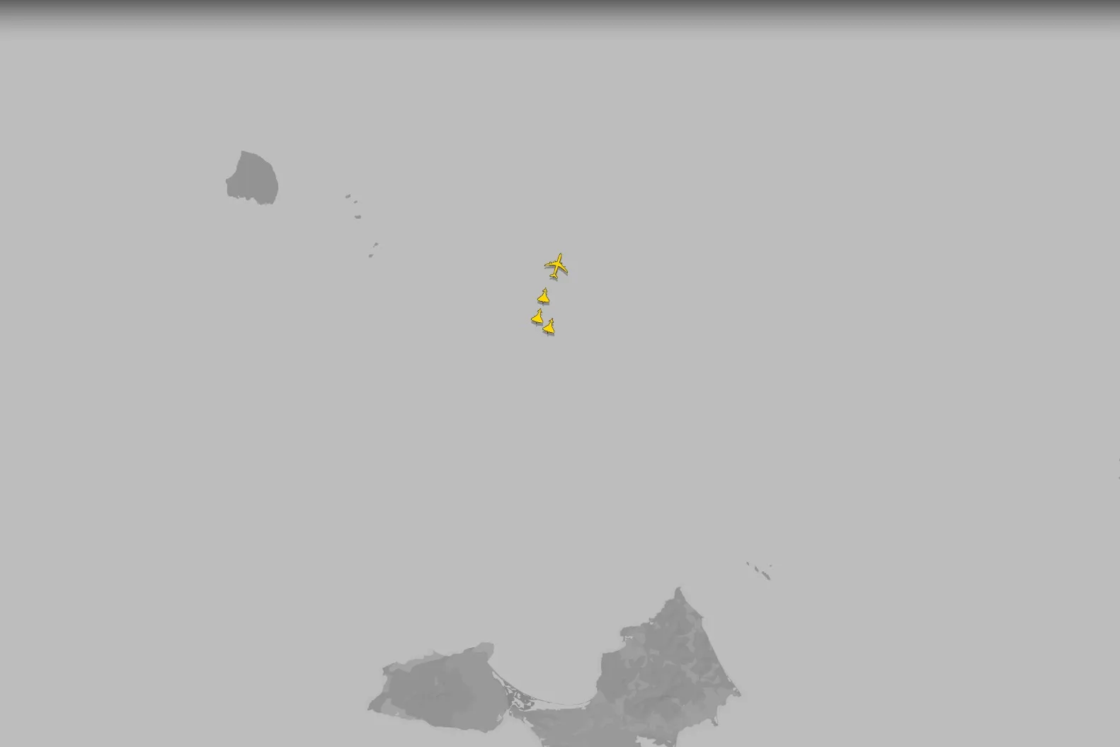 Map Shows US Air Force Strike Team Near Venezuela