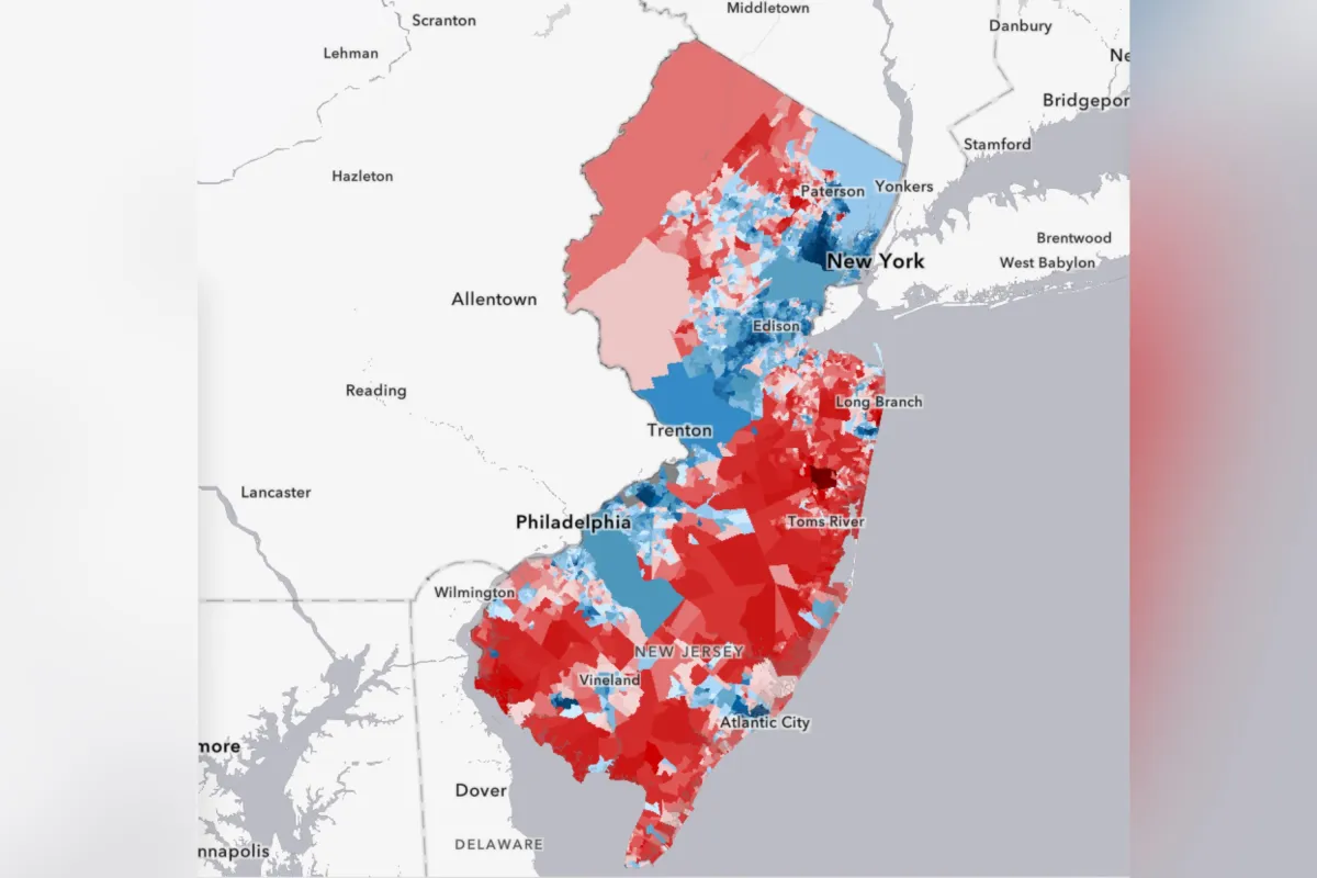 New Jersey Results Map Shows Where Mikie Sherrill Won Election - Newsweek
